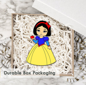 Wooden Fridge Magnet - Princess