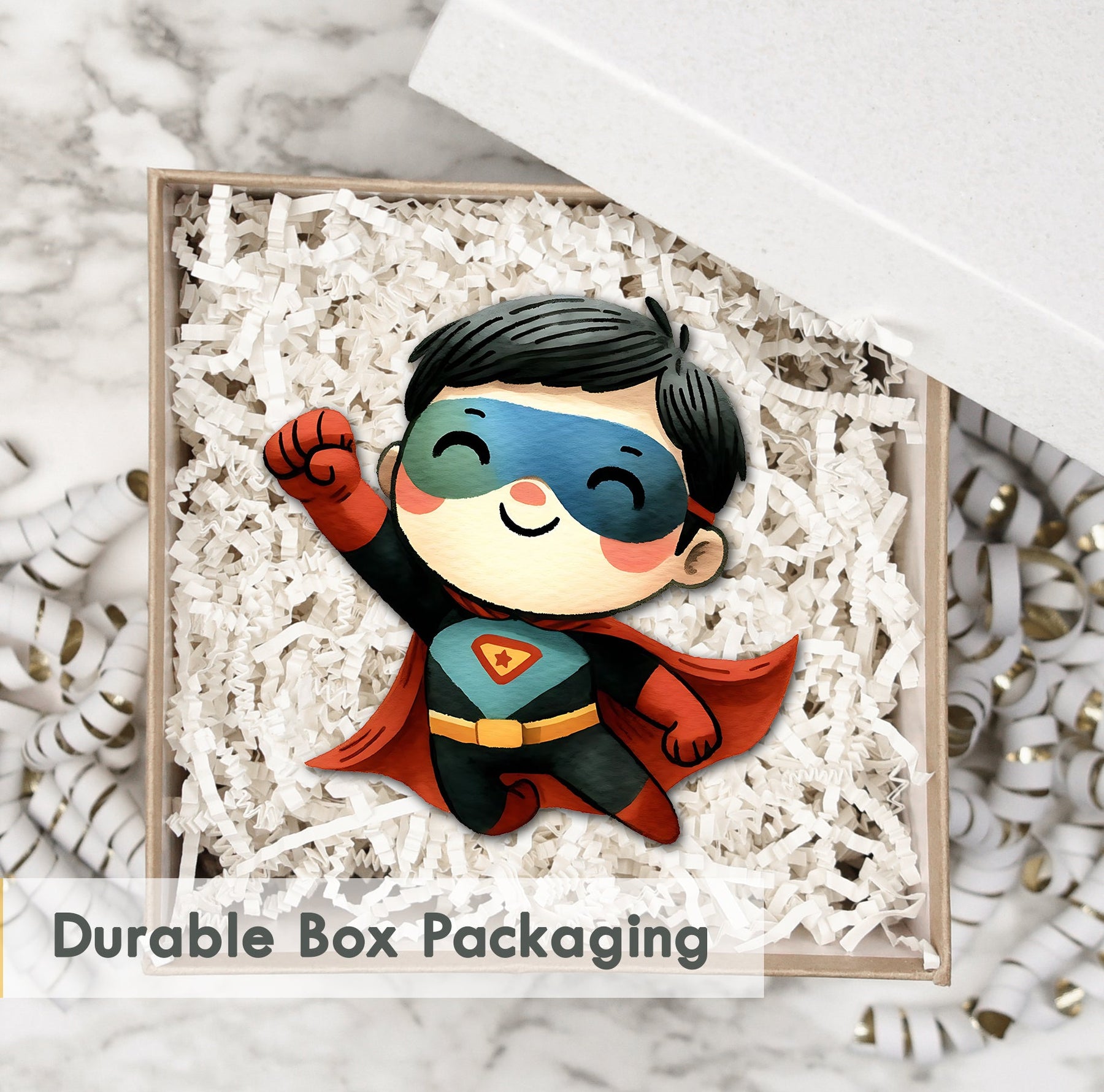 Wooden Fridge Magnet - Mighty Raju