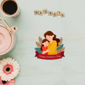 Wooden Fridge Magnet - Happy Mother Day