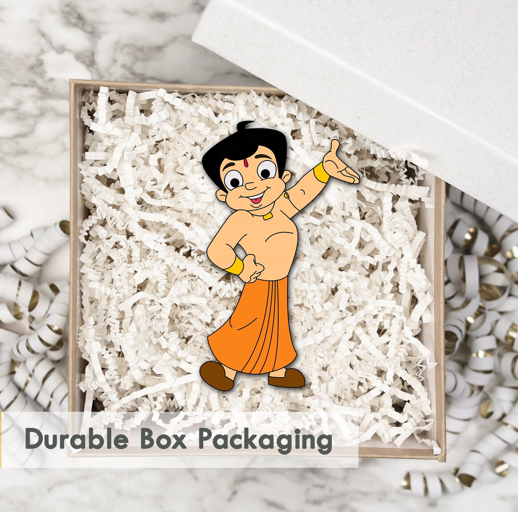 Wooden Fridge Magnet - Chota Bheem