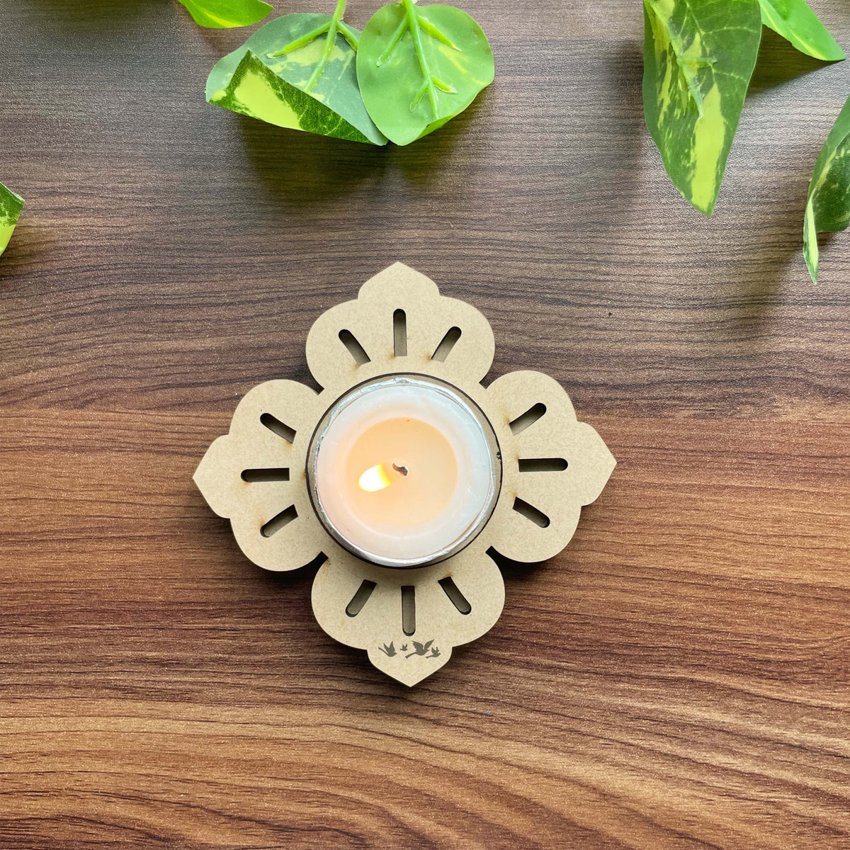 Tea Light Holder - Decorative Flower