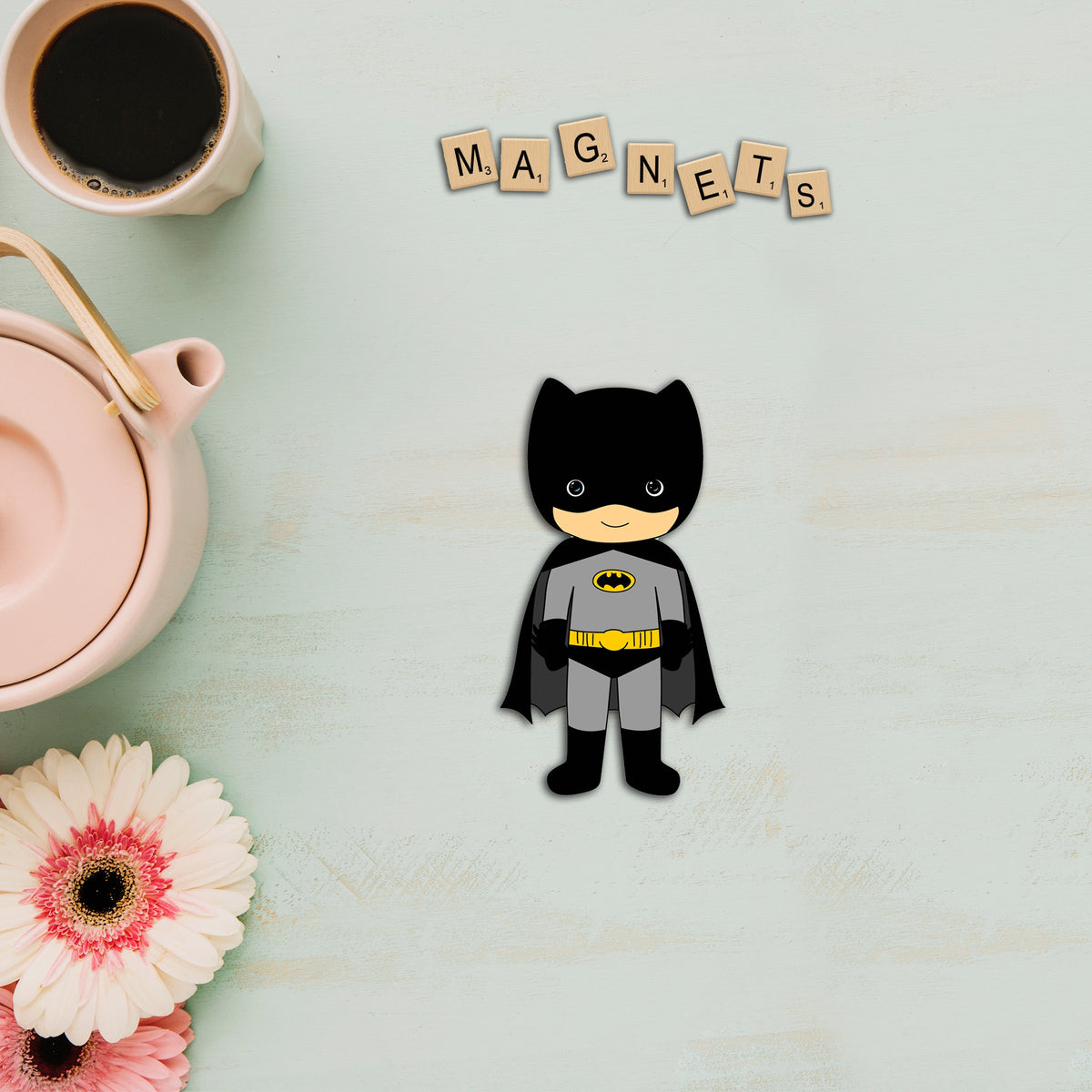 Wooden Fridge Magnet - Batman