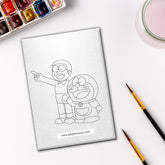 Pre Marked DIY Canvas - Doraemon Style 1