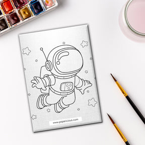 Pre Marked DIY Canvas - Galaxy -Astronaut
