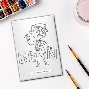 Pre Marked DIY Canvas - Mr Bean Style 1