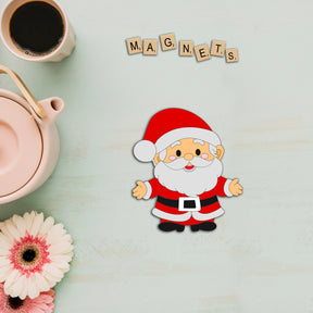 Wooden Fridge Magnet - Santa Claus