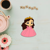 Wooden Fridge Magnet - Queen Girl
