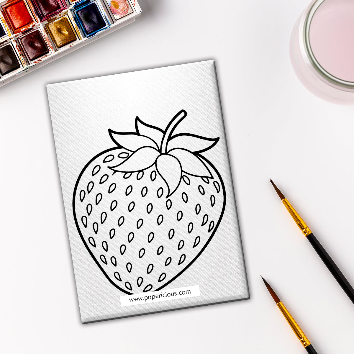 Pre Marked DIY Canvas - Fruits - Style 2