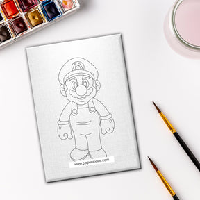 Pre Marked DIY Canvas - Mario Style 3