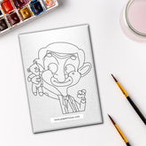 Pre Marked DIY Canvas - Mr Bean Style 3