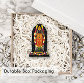 Wooden Fridge Magnet - Ram Lalla