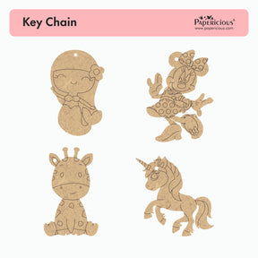 Return Gift - Key Chain for Girls - 12 pcs