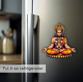 Wooden Fridge Magnet - Pawanputra