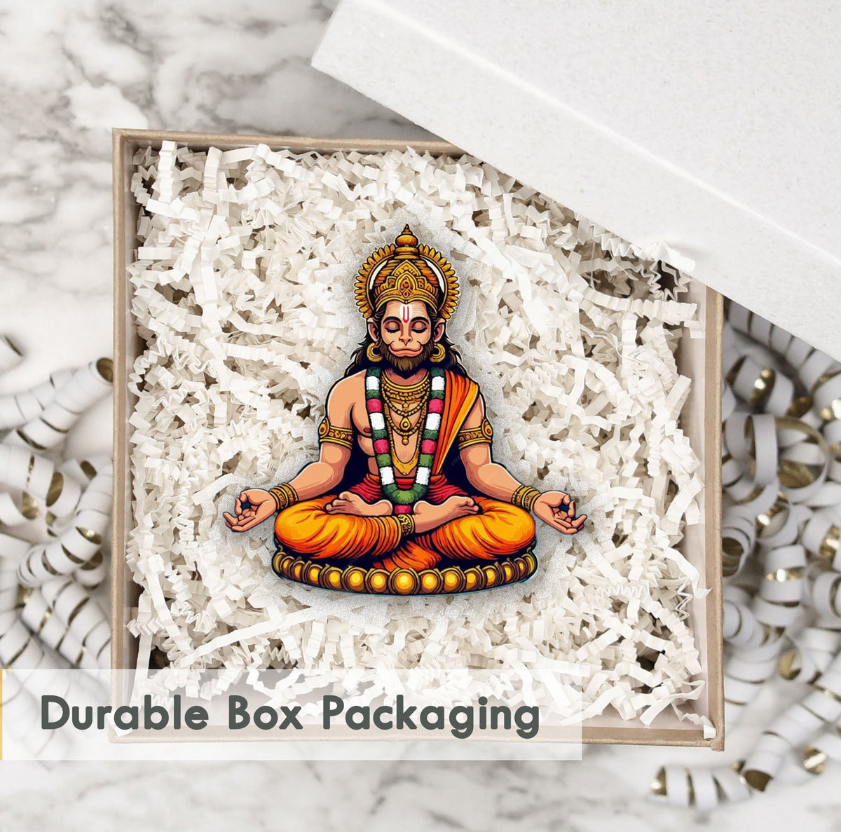 Wooden Fridge Magnet - Pawanputra