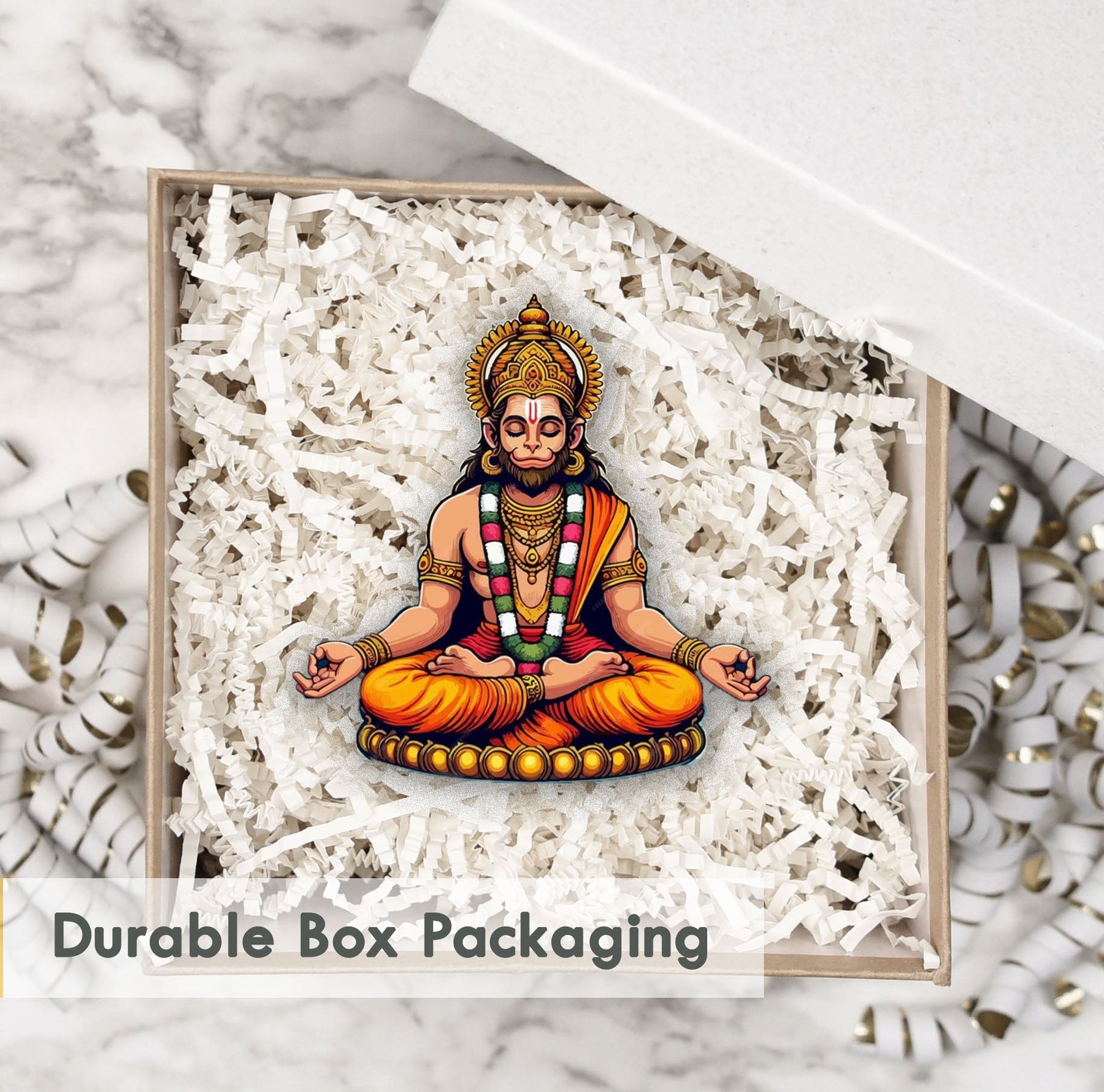 Wooden Fridge Magnet - Pawanputra