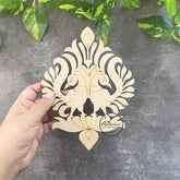 Premarked MDF Flower Motif - Style 1