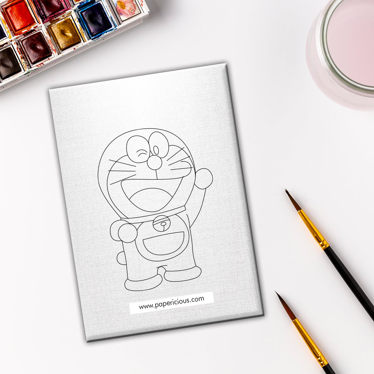 Pre Marked DIY Canvas - Doraemon Style 5