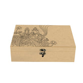 Premarked MDF Rectangle Box - Ganesh Laxmiji