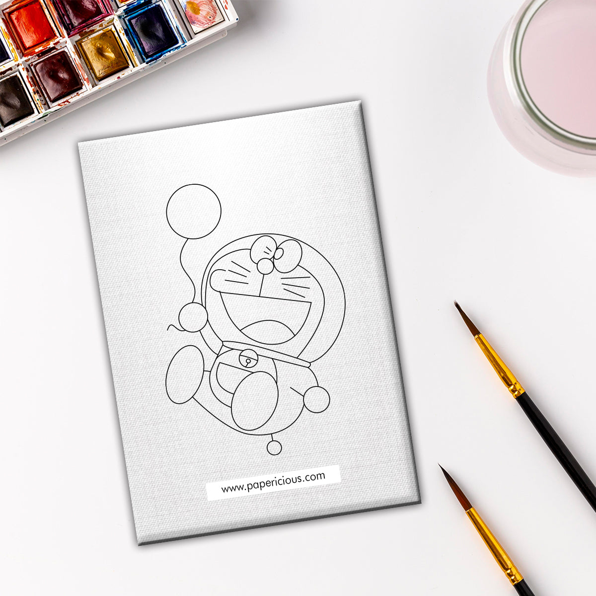 Pre Marked DIY Canvas - Doraemon Style 6