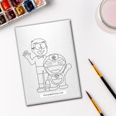 Pre Marked DIY Canvas - Doraemon Style 7