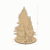 3D Premarked MDF- Gnomes on Christmas