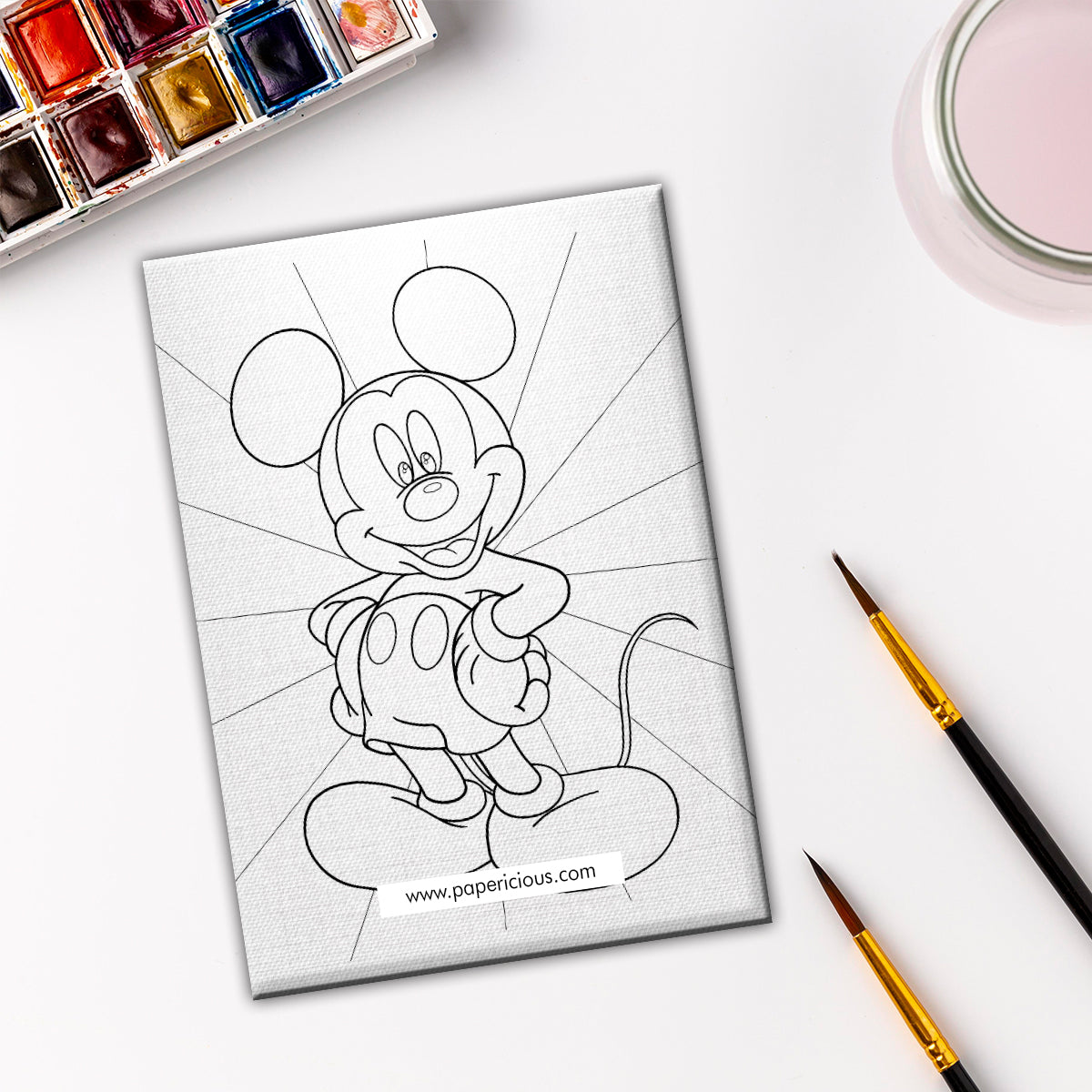 Pre Marked DIY Canvas - Mickey Mouse Style 9