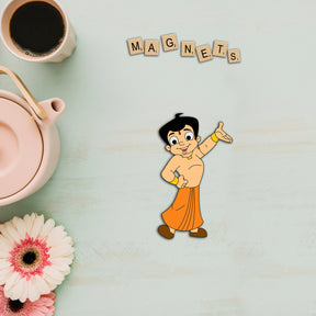 Wooden Fridge Magnet - Chota Bheem