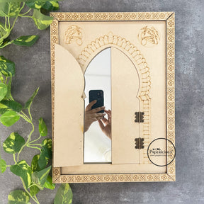 Premarked Jharokha Mirror / Door - Mayur Dwar