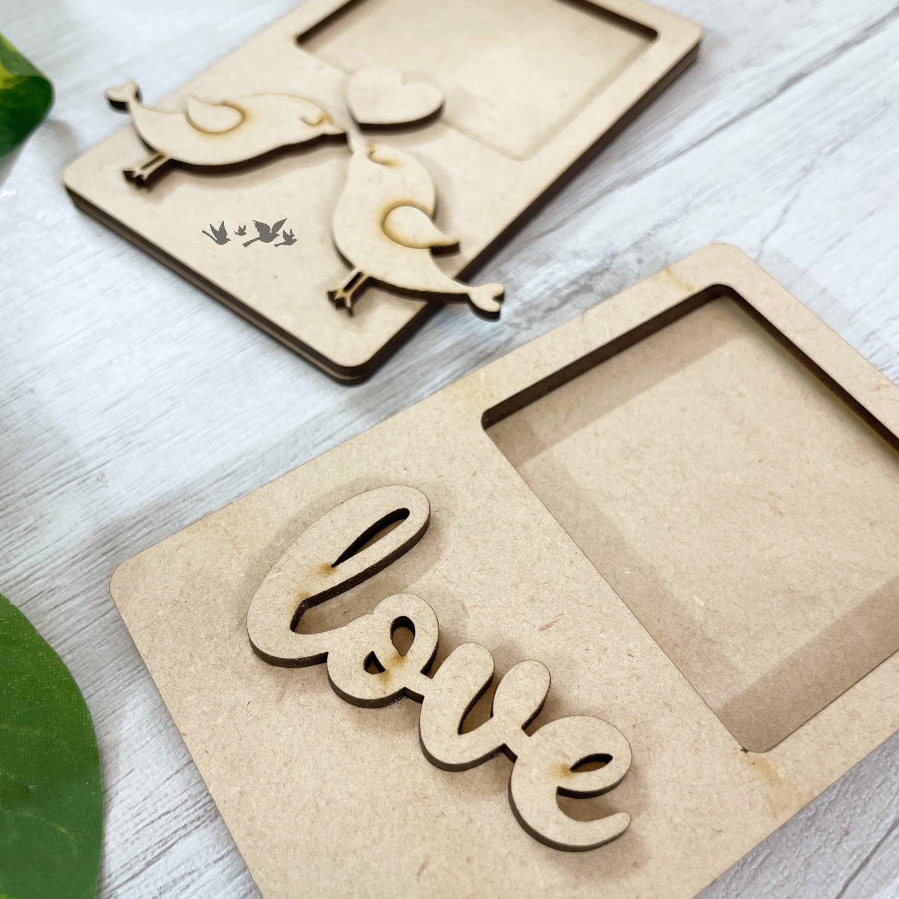 Mdf Base Frame Pre Marked MDF Base - Valentines/Mini frames - love