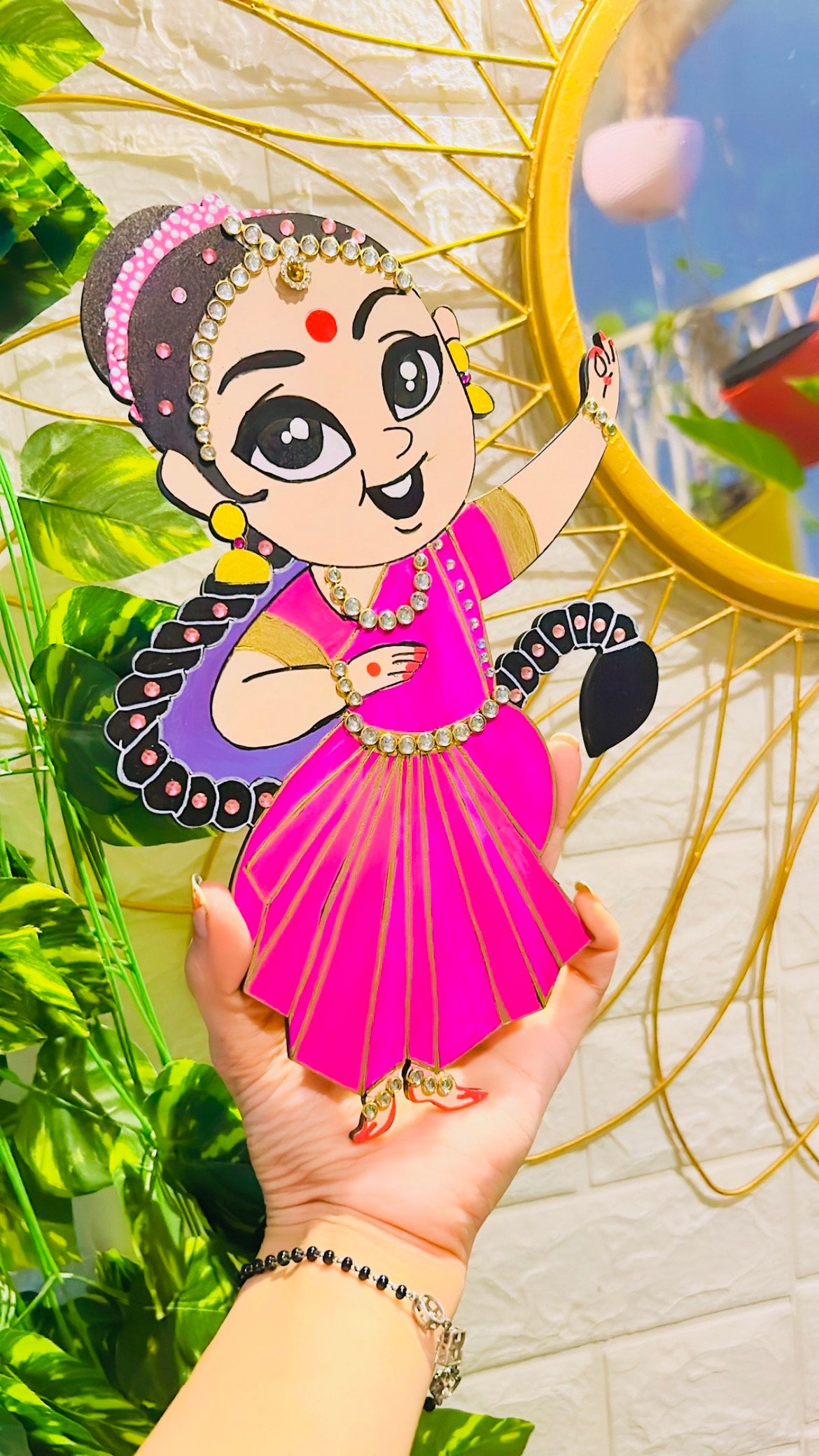 PAPERICIOUS 4mm thick Pre Marked MDF Base Bharatnatyam