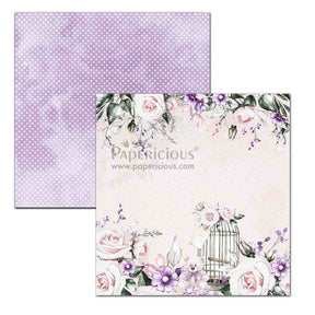 PAPERICIOUS - L'Amour -  Designer Pattern Printed Scrapbook Papers 12x12 inch  / 20 sheets
