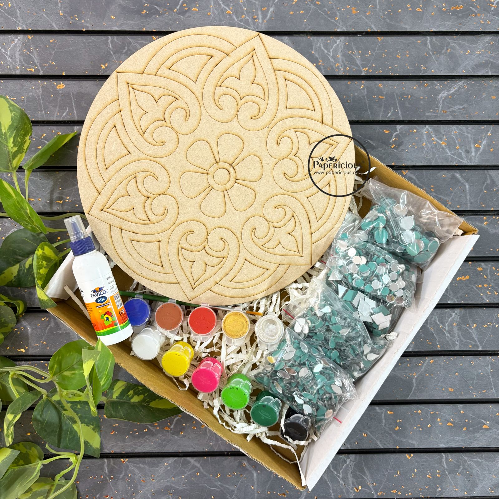 Mandala DIY Kit for Kids - Lotus Flower