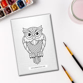 Pre Marked DIY Canvas - Owl Style 2