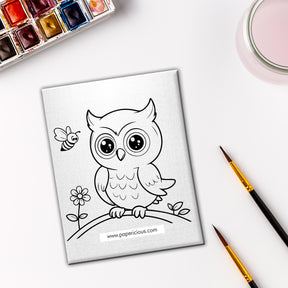 Pre Marked DIY Canvas - Owl Style 9