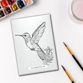 Pre Marked DIY Canvas - Humming Bird Style 1