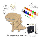 Little Dino Mdf Coloring Kit