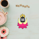 Wooden Fridge Magnet - Shivlinga