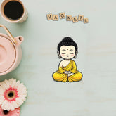 Wooden Fridge Magnet - Budhha