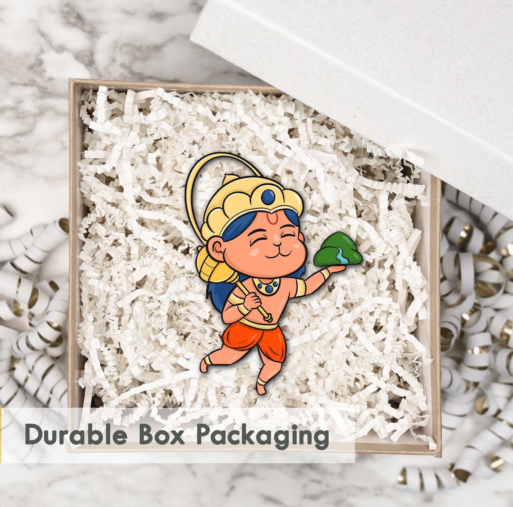 Wooden Fridge Magnet - Bal Hanuman