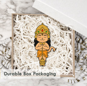 Wooden Fridge Magnet - Veer Hanuman