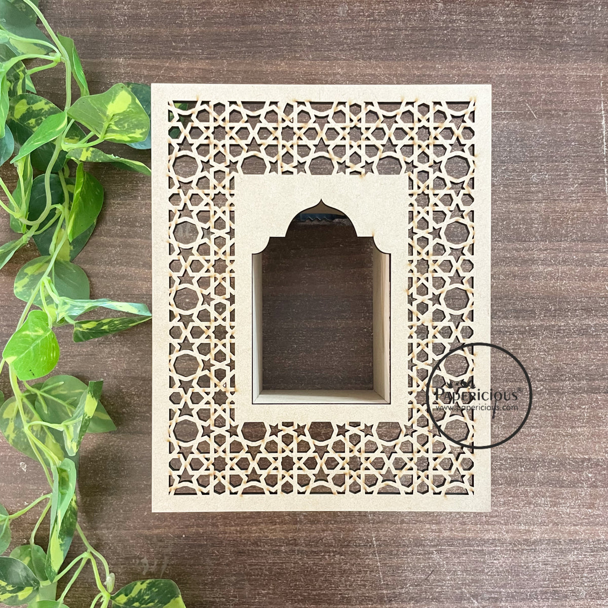 MDF Jali Jharokha Frame - Baroque