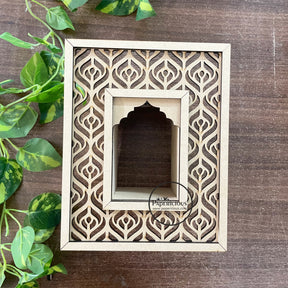 MDF Jali Jharokha Frame - Feather