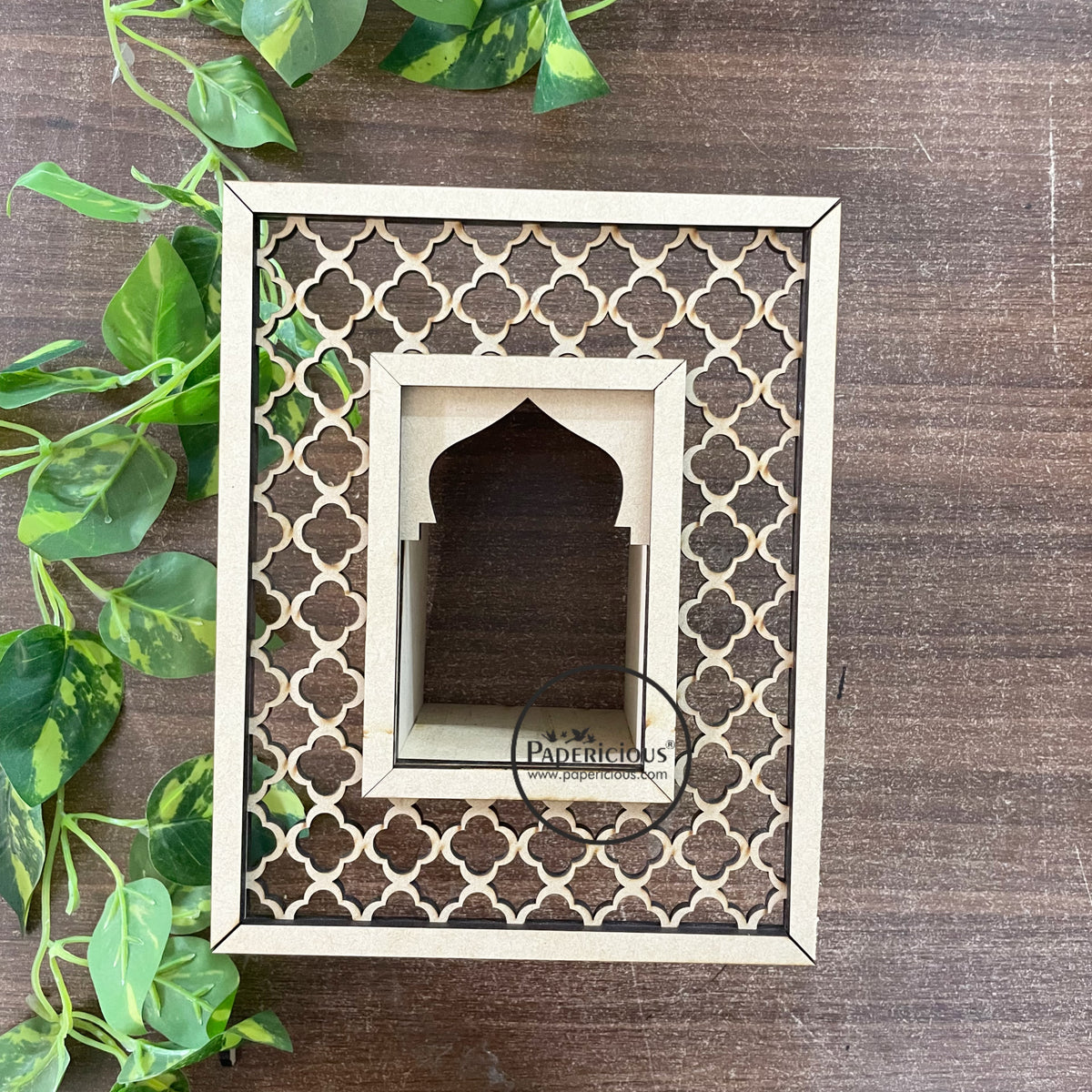 MDF Jali Jharokha Frame - Morocon