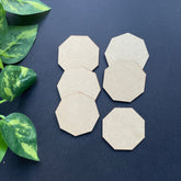 Papericious Pine MDF Hexagonal Bases