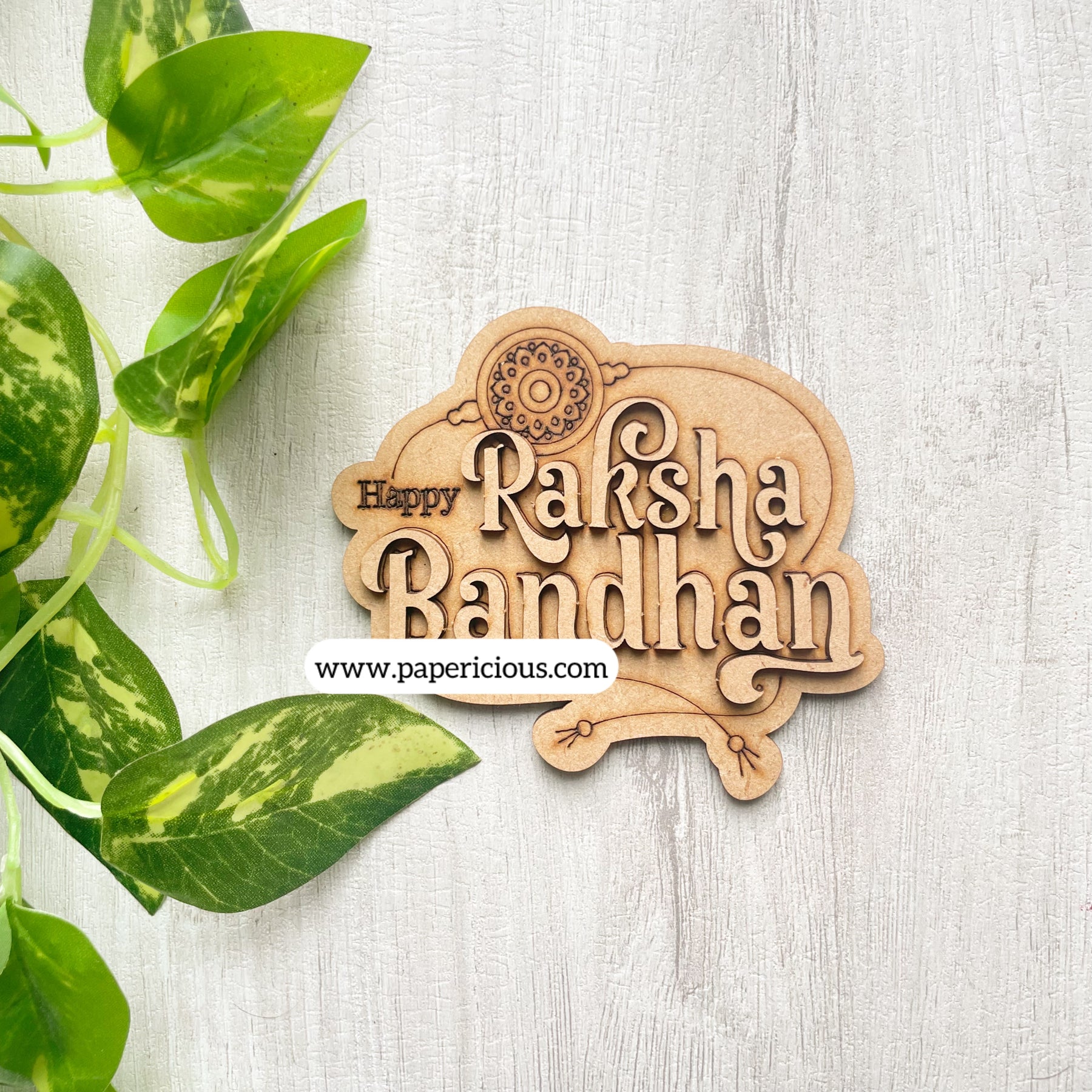 Baser Raksha Pre Marked MDF Base -Raksha Bandhan 2 layer
