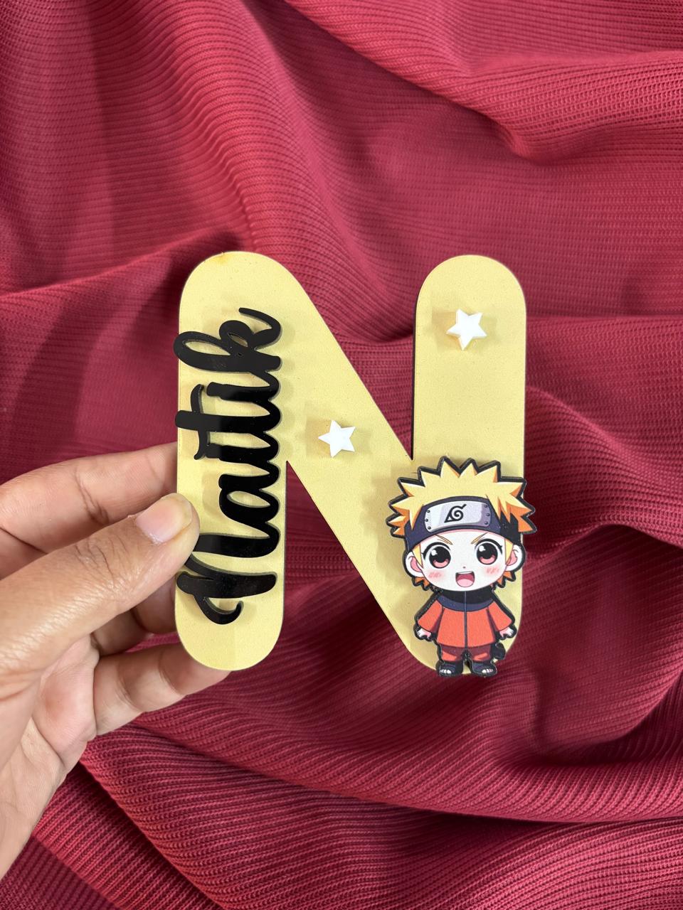 Monogram Name Magnet - Naruto