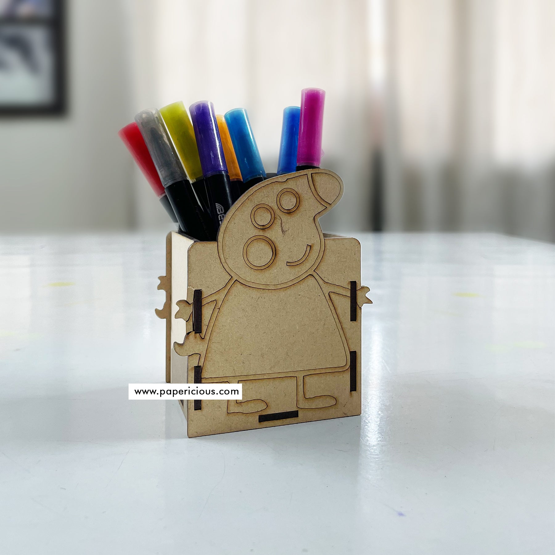 MDF Pen stand Peppa Pig