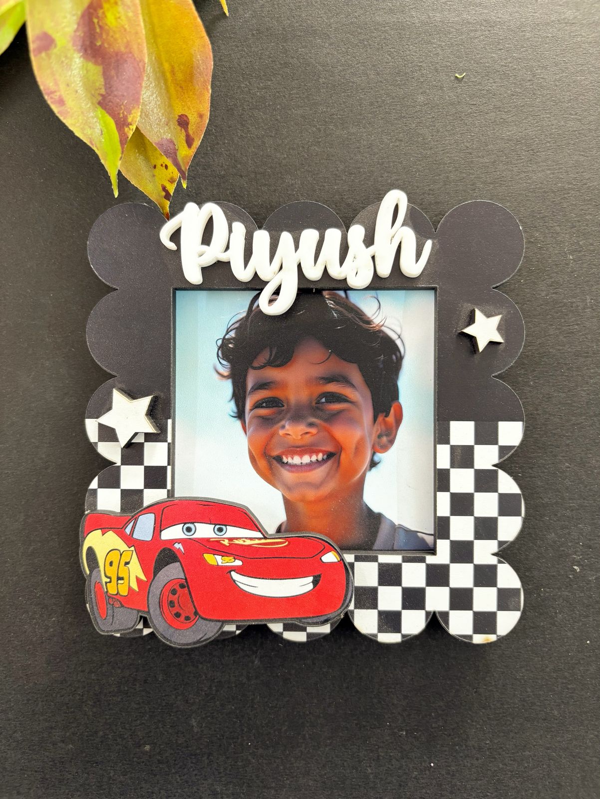 Polarised Photoframe Magnet - McQueen Car