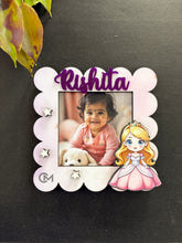 Polarised Photoframe Magnet - Princess