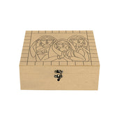 Premarked MDF Square Box - Padharo Mhare Des